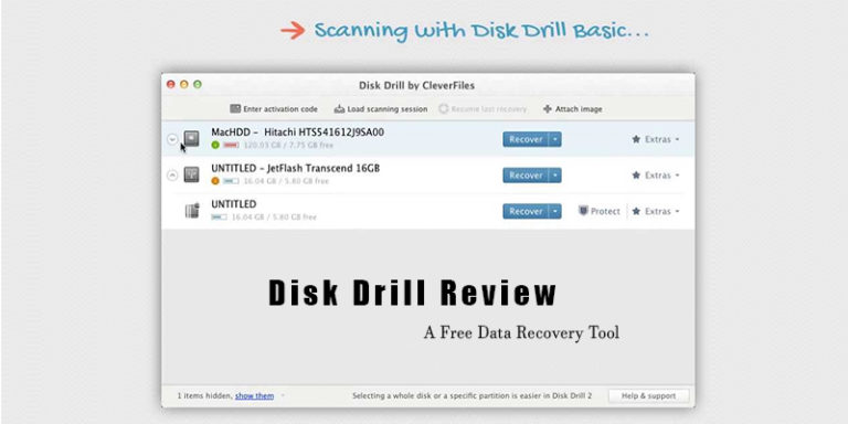 recovery disk drill basic